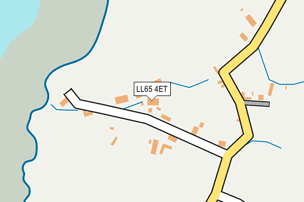 LL65 4ET map - OS OpenMap – Local (Ordnance Survey)