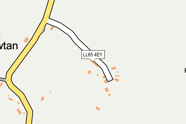 LL65 4EY map - OS OpenMap – Local (Ordnance Survey)