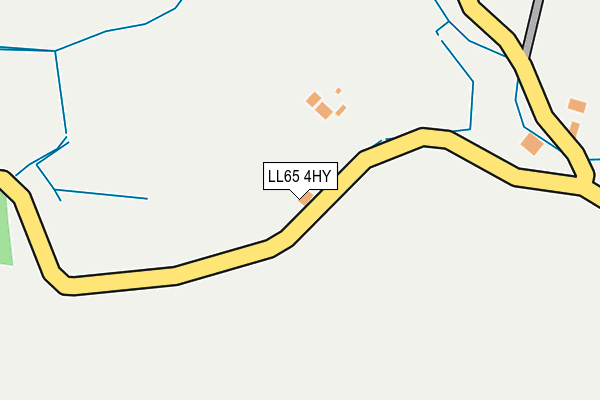 LL65 4HY map - OS OpenMap – Local (Ordnance Survey)