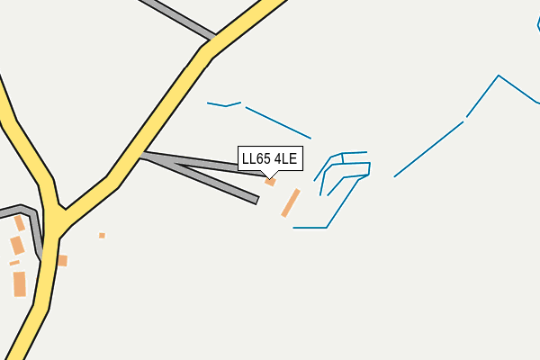LL65 4LE map - OS OpenMap – Local (Ordnance Survey)