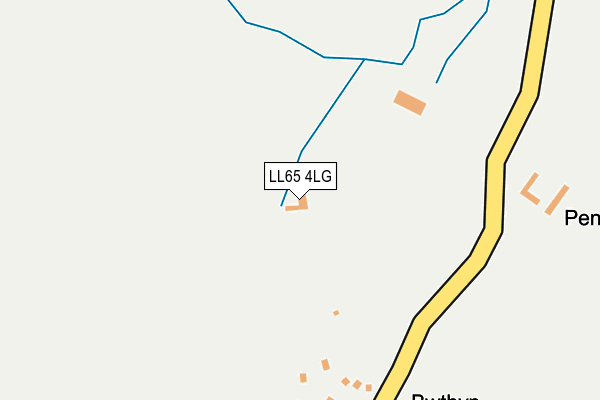 LL65 4LG map - OS OpenMap – Local (Ordnance Survey)