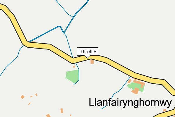 LL65 4LP map - OS OpenMap – Local (Ordnance Survey)