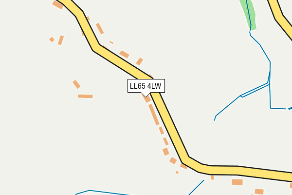 LL65 4LW map - OS OpenMap – Local (Ordnance Survey)