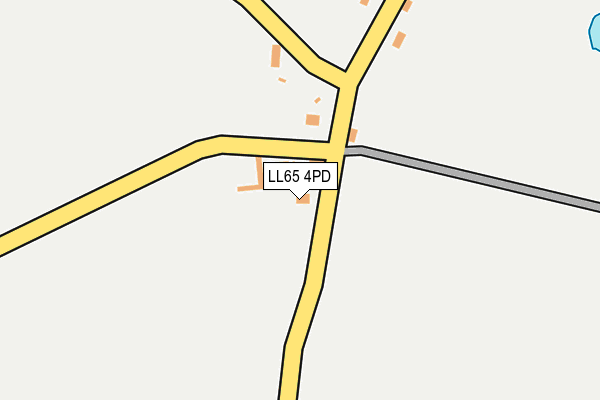 LL65 4PD map - OS OpenMap – Local (Ordnance Survey)
