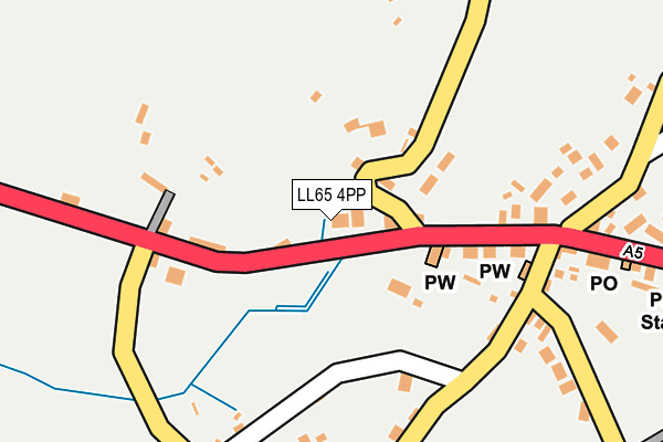 LL65 4PP map - OS OpenMap – Local (Ordnance Survey)