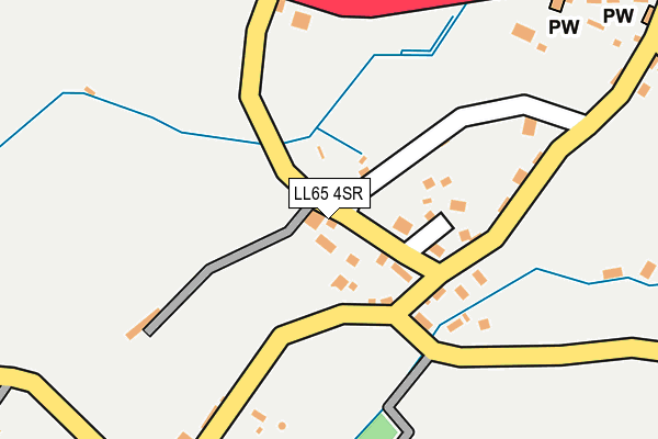 LL65 4SR map - OS OpenMap – Local (Ordnance Survey)