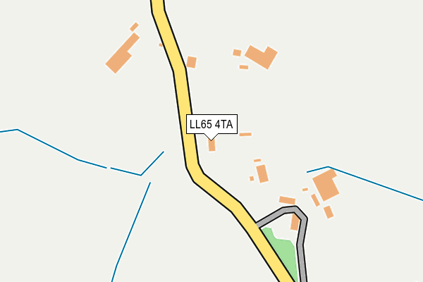 LL65 4TA map - OS OpenMap – Local (Ordnance Survey)