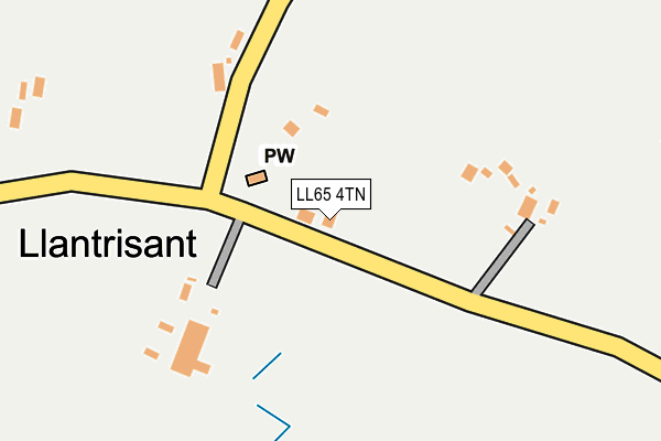 LL65 4TN map - OS OpenMap – Local (Ordnance Survey)