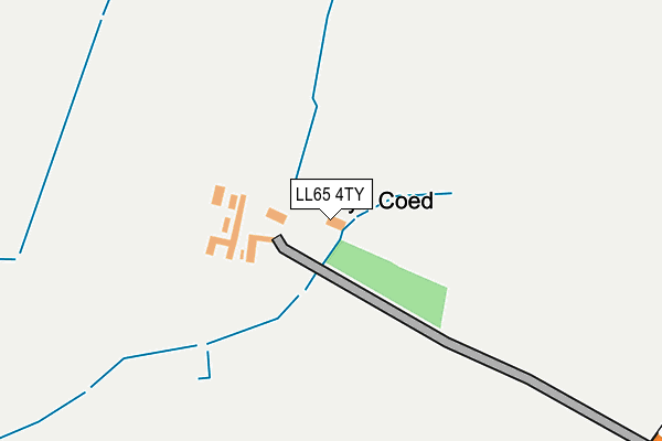 LL65 4TY map - OS OpenMap – Local (Ordnance Survey)
