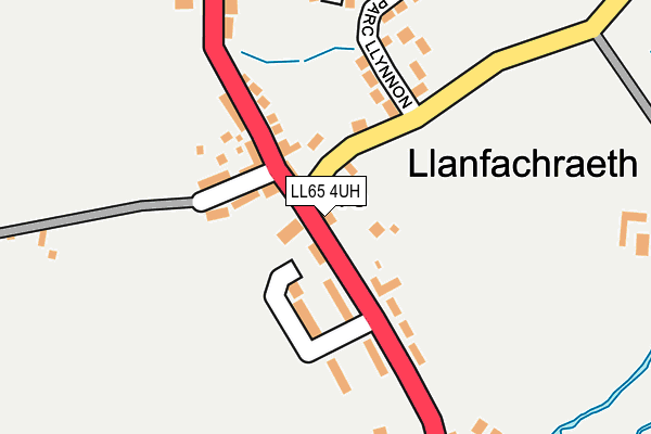 LL65 4UH map - OS OpenMap – Local (Ordnance Survey)