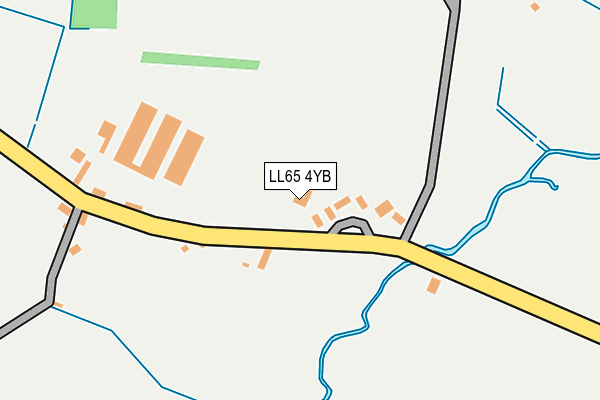 LL65 4YB map - OS OpenMap – Local (Ordnance Survey)