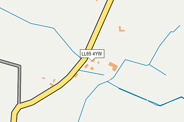 LL65 4YW map - OS OpenMap – Local (Ordnance Survey)