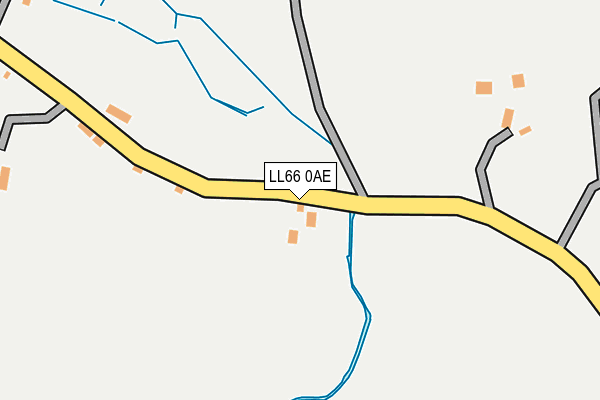 LL66 0AE map - OS OpenMap – Local (Ordnance Survey)