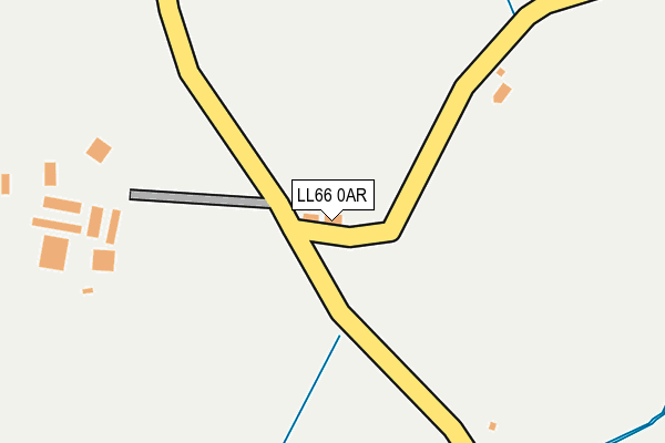 LL66 0AR map - OS OpenMap – Local (Ordnance Survey)