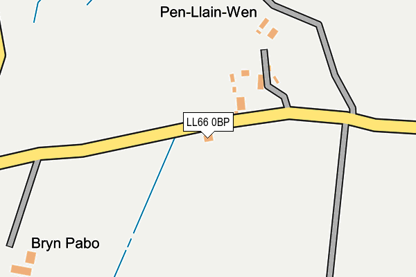 LL66 0BP map - OS OpenMap – Local (Ordnance Survey)