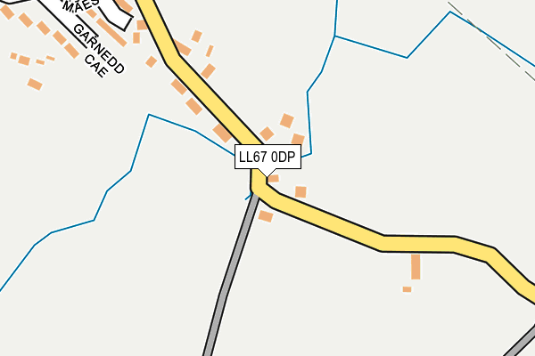 LL67 0DP map - OS OpenMap – Local (Ordnance Survey)