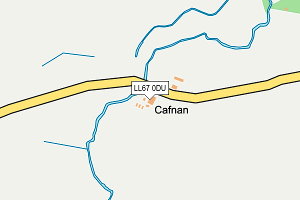 LL67 0DU map - OS OpenMap – Local (Ordnance Survey)