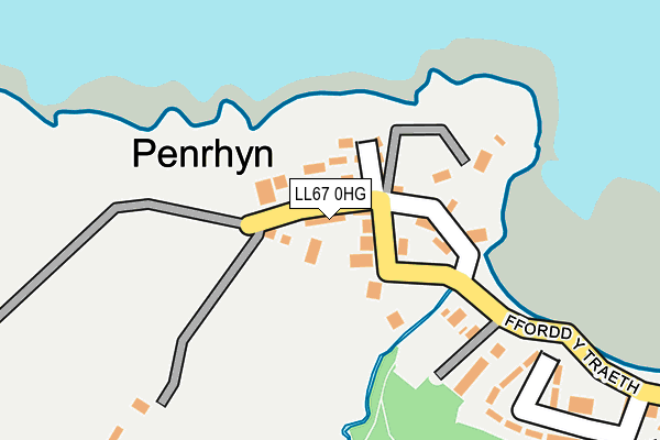 LL67 0HG map - OS OpenMap – Local (Ordnance Survey)