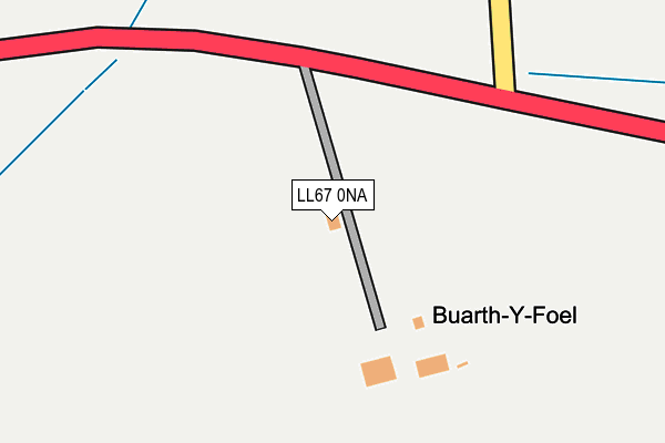 LL67 0NA map - OS OpenMap – Local (Ordnance Survey)