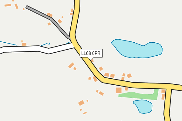 LL68 0PR map - OS OpenMap – Local (Ordnance Survey)