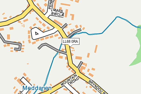 LL68 0RA map - OS OpenMap – Local (Ordnance Survey)
