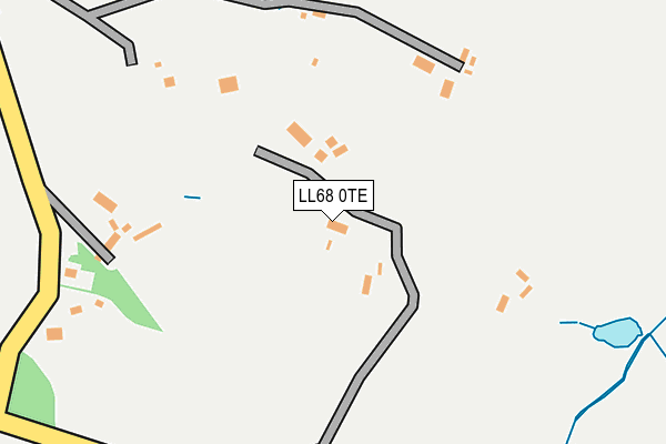 LL68 0TE map - OS OpenMap – Local (Ordnance Survey)