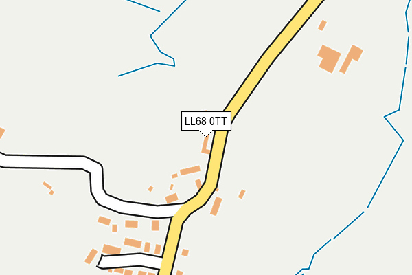 LL68 0TT map - OS OpenMap – Local (Ordnance Survey)