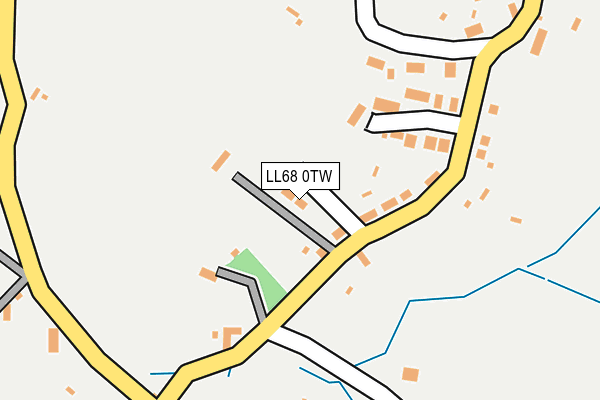 LL68 0TW map - OS OpenMap – Local (Ordnance Survey)