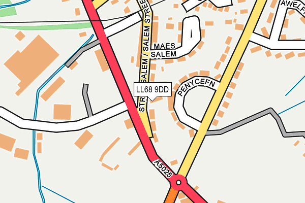 LL68 9DD map - OS OpenMap – Local (Ordnance Survey)
