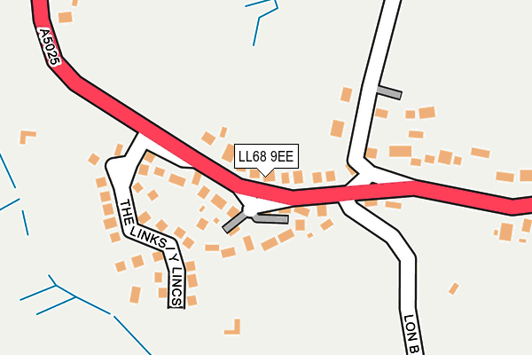 LL68 9EE map - OS OpenMap – Local (Ordnance Survey)
