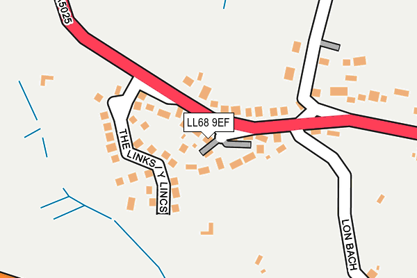 LL68 9EF map - OS OpenMap – Local (Ordnance Survey)