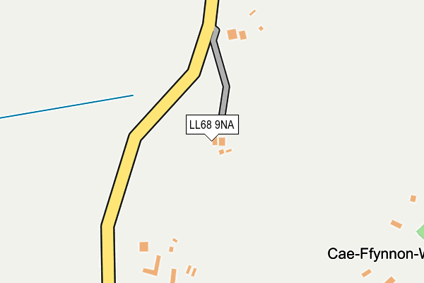 LL68 9NA map - OS OpenMap – Local (Ordnance Survey)