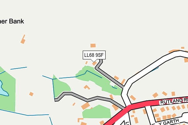 LL68 9SF map - OS OpenMap – Local (Ordnance Survey)