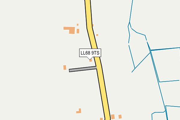 LL68 9TS map - OS OpenMap – Local (Ordnance Survey)