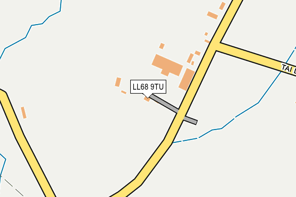 LL68 9TU map - OS OpenMap – Local (Ordnance Survey)