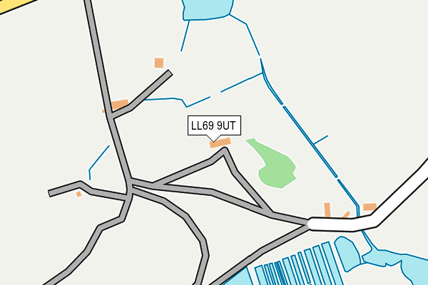 LL69 9UT map - OS OpenMap – Local (Ordnance Survey)