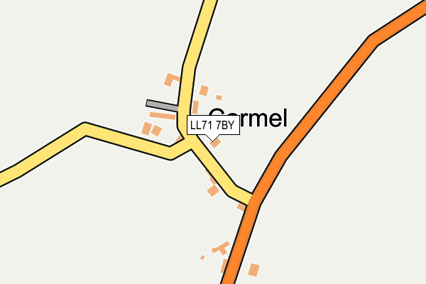 LL71 7BY map - OS OpenMap – Local (Ordnance Survey)