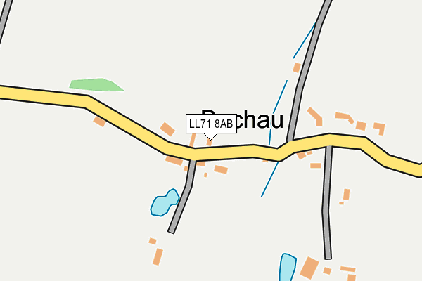 LL71 8AB map - OS OpenMap – Local (Ordnance Survey)