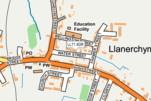 LL71 8DR map - OS OpenMap – Local (Ordnance Survey)