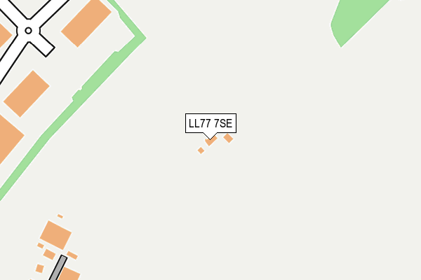 LL77 7SE map - OS OpenMap – Local (Ordnance Survey)