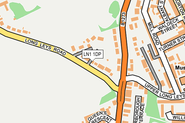 LN1 1DP map - OS OpenMap – Local (Ordnance Survey)