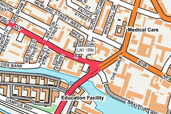 Map of CLOUD LETTINGS LTD at local scale