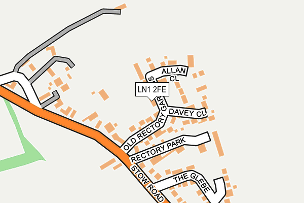LN1 2FE map - OS OpenMap – Local (Ordnance Survey)