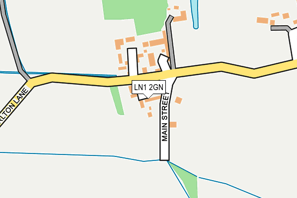 LN1 2GN map - OS OpenMap – Local (Ordnance Survey)