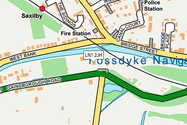 Map of STAY ON THE ROAD LTD at local scale