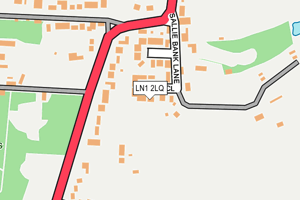 LN1 2LQ map - OS OpenMap – Local (Ordnance Survey)