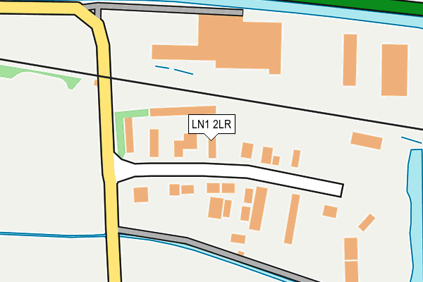 LN1 2LR map - OS OpenMap – Local (Ordnance Survey)