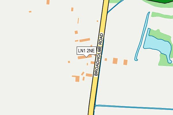 LN1 2NE map - OS OpenMap – Local (Ordnance Survey)