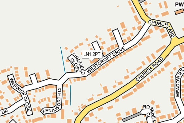 LN1 2PT map - OS OpenMap – Local (Ordnance Survey)