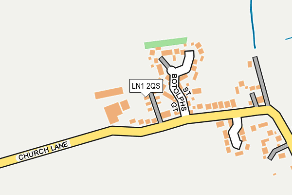 LN1 2QS map - OS OpenMap – Local (Ordnance Survey)